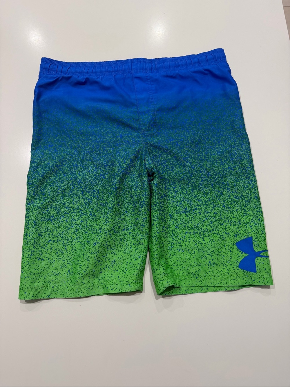 Under Armour Men’s Blue to Green Ombre Swim Trunks
